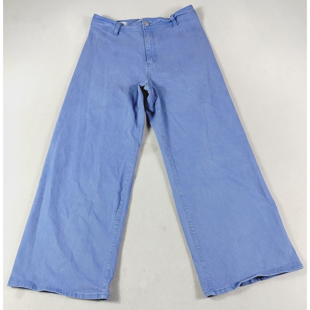 Universal Thread Sailor Wide Leg Jeans Womens 12 Blue High Rise Relaxed Denim
